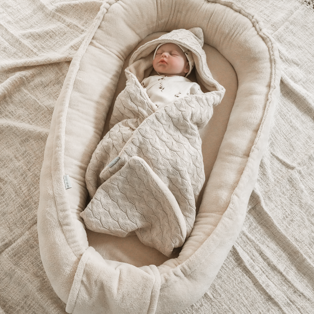 Baby Nest – Bamboo Cotton Sand