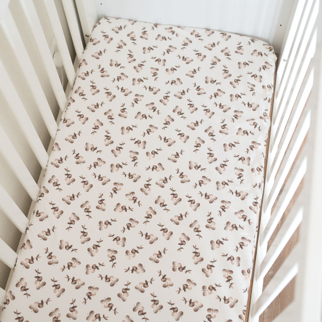 Fitted Sheet – Eucalyptus Beige