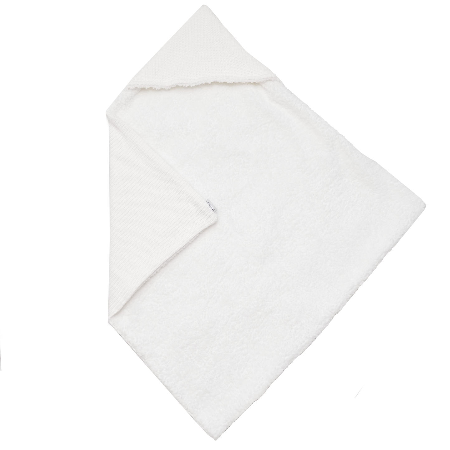 Baby Swaddle Blanket – Teddy & Ecru Knit