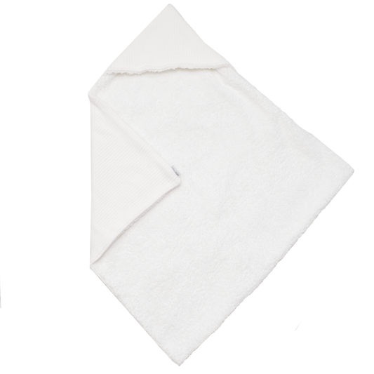 Baby Swaddle Blanket – Teddy & Ecru Knit